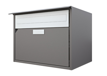 Briefkasten Huber Aluminium 300/400 Dunkelgrau metallic IGP 71385 (D)